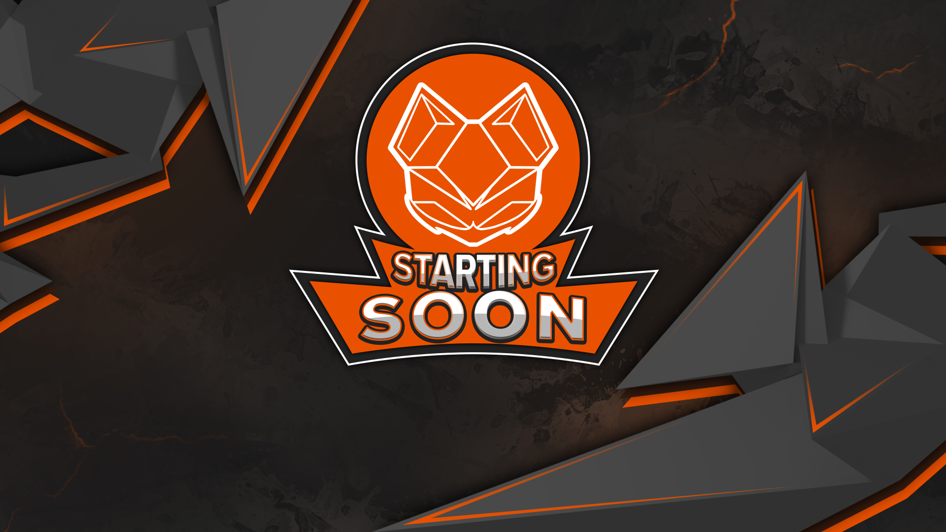 orange starting screen